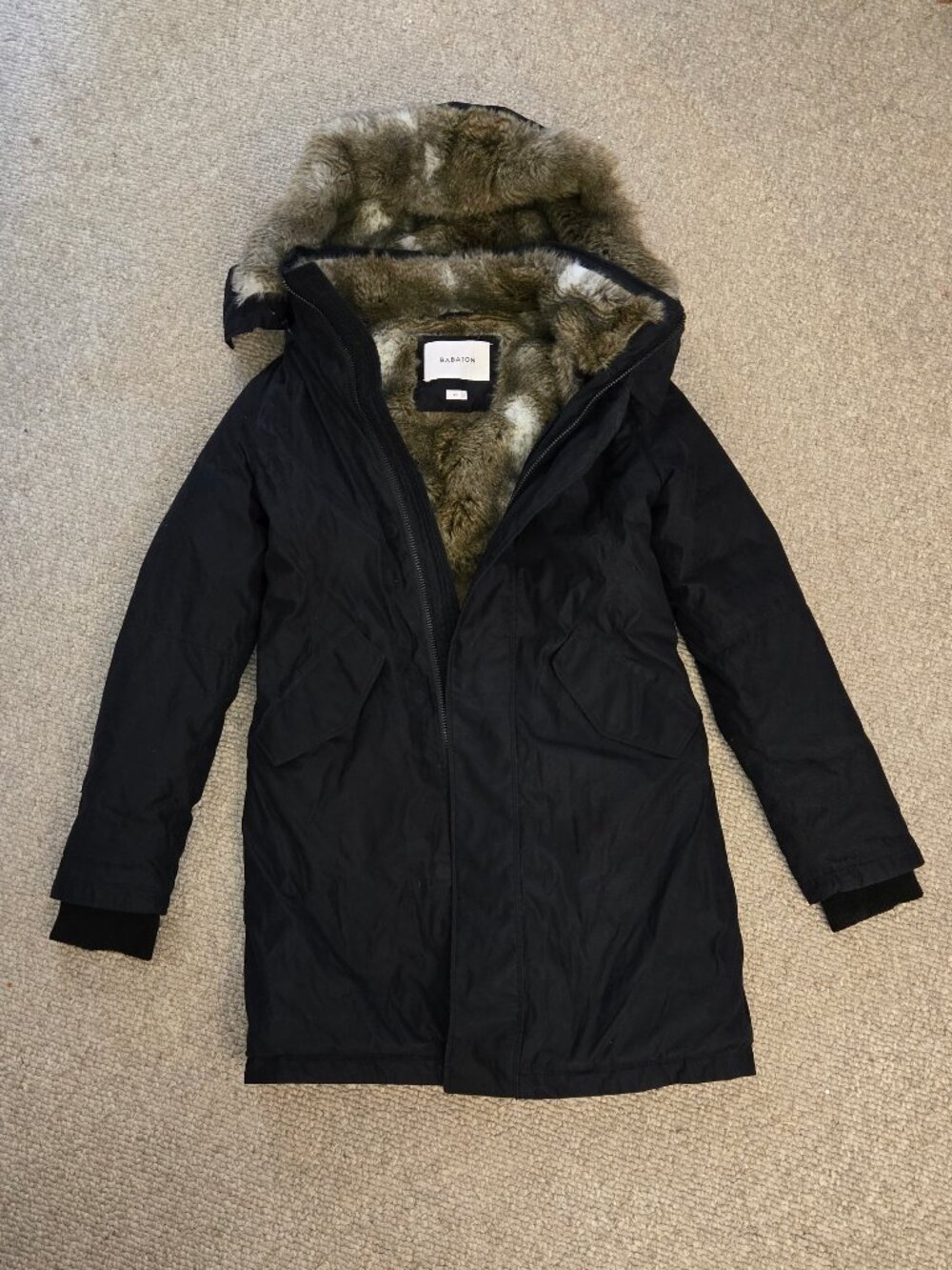 Babaton Parka / Oskar Parka / Black Jacket / Down Jacket/ XS